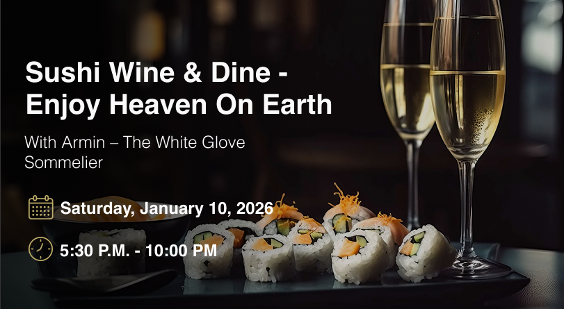 Sushi Wine Dine Enjoy Heaven on Earth - Home-New-2025